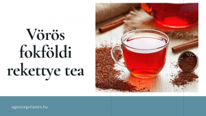 Vörös fokföldi rekettye tea