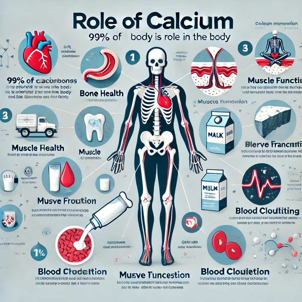 kálcium infografika